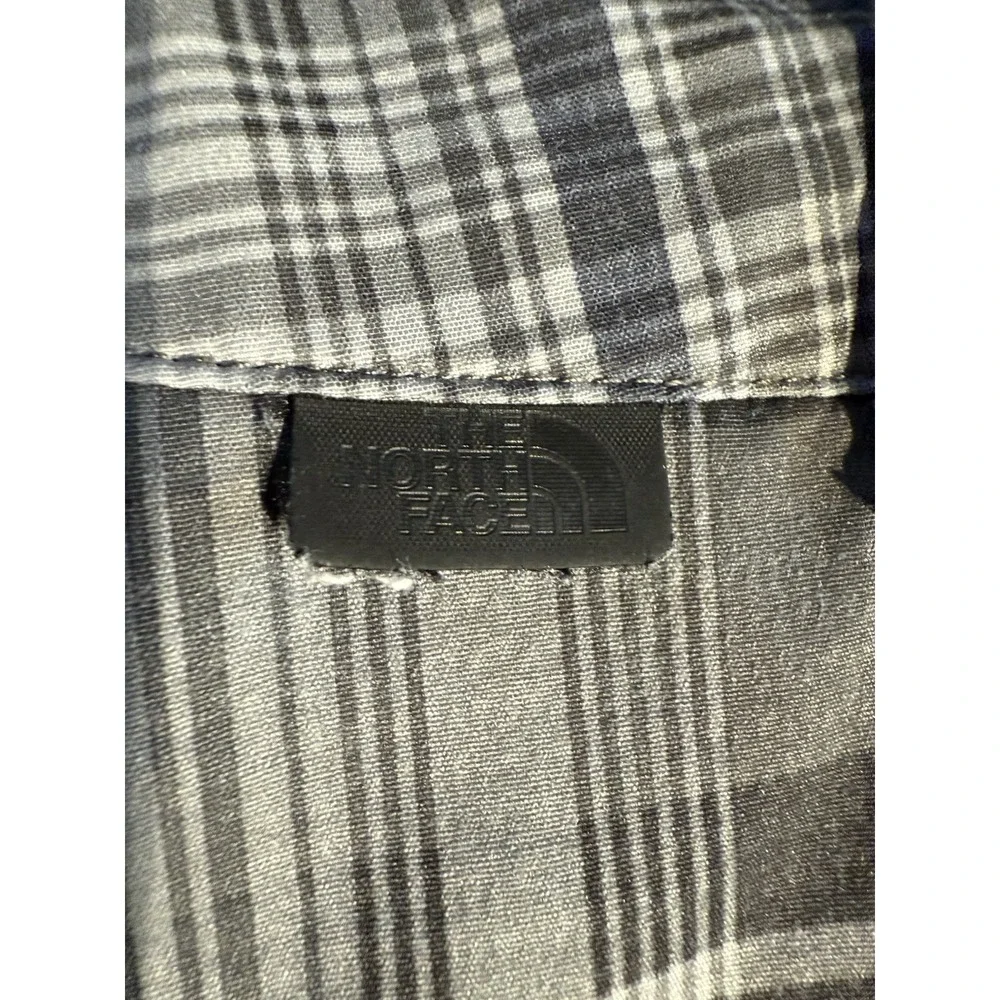 North Face Shorts Mens 40 Gray Plaid Performance Stretch‎ Outdoor Hiking Cargo